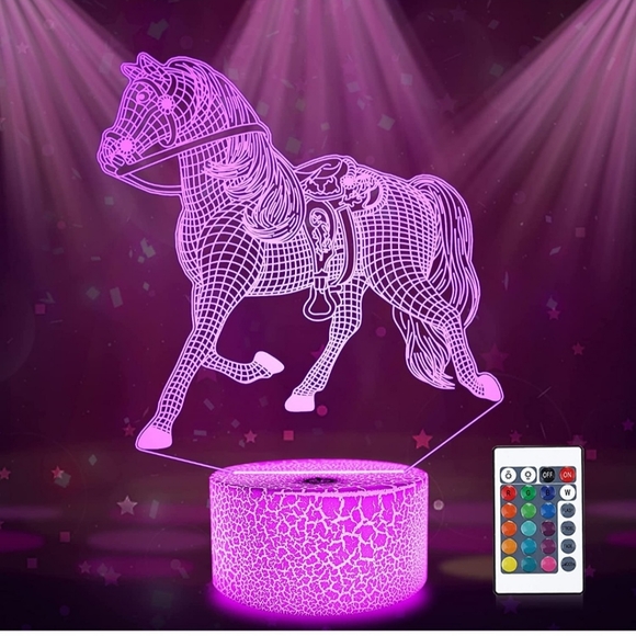New color changing Horse light with remote - Picture 2 of 2